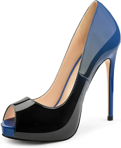 Vista 4 de Eithy Zapatos de tacón alto fino para mujer para fiesta de boda