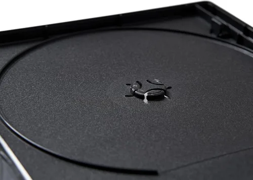 Vista 6 de Progo Funda premium para DVD de 6 discos de tamaño estándar de 0.551 in con funda transparente, solución de almacenamiento que ahorra espacio