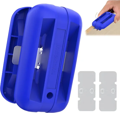 Vista 9 de Recortadora de bordes con cuchillas de carburo de tungsteno, cepilladora manual versátil para carpintería, cortador manual de bandas de bordes