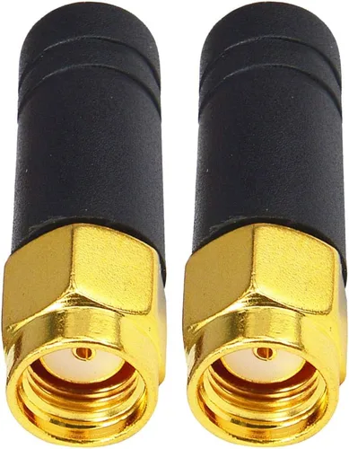 Vista 6 de onelinkmore Antena WiFi de 2,4 GHz RP-SMA hembra dipolo látigo paquete de 2