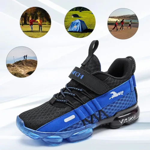 Vista 5 de VITUOFLY Boys Sneakers Kids Running Shoes Girls Mesh Fitness Shoe Indoor Training Sneaker Lightweight Outdoor Sports Athletic Tennis Shoes for