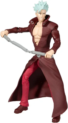 Vista 3 de McFarlane Toys The Seven Deadly Sins Ban - Figura de acción de 7 pulgadas con accesorios