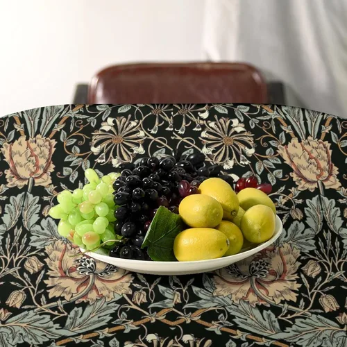 Vista 228 de Mantel Floral Retro de Pájaros, Diseño Original Bohemio William Morris Estampado Cubierta de Mesa para Hogar Picnic Fiesta Comedor Cocina William