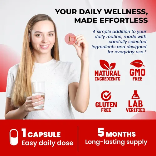 Vista 5 de Ultra Herbs Berberina prémium con canela, cardo mariano - Promueve la función hepática, la salud intestinal y la inmunidad (150