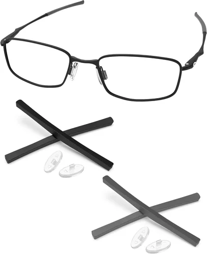 Vista 9 de Kits de goma de repuesto Piezas de nariz y auriculares para Oakley Casing OX3110/Clubface OX3102 Negro