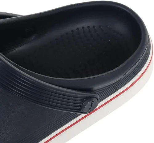 Vista 2 de Crocs Zuecos unisex para adultos con plataforma fuera de la cancha Azul marino