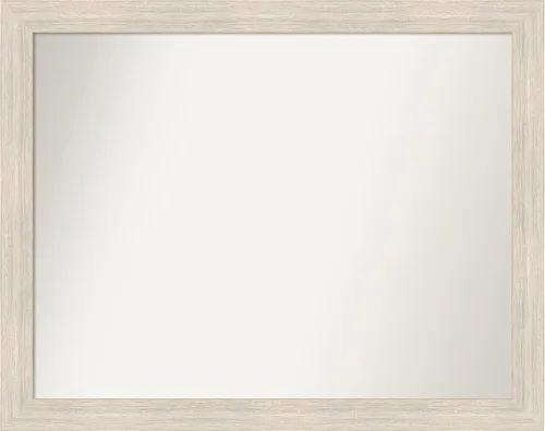 Vista 14 de Amanti Art Espejo personalizado, espejo de baño estrecho Alexandria White Wash, espejo de pared o espejo de tocador de baño sobre el fregadero