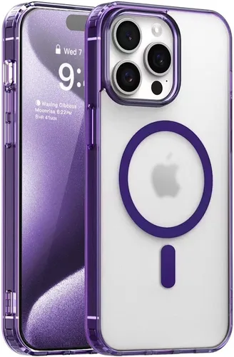 Vista 7 de S. Tedazo Funda magnética para iPhone 7 Plus/8 Plus compatible con MagSafe, no amarillea, protección de grado militar, funda ultradelgada a prueba