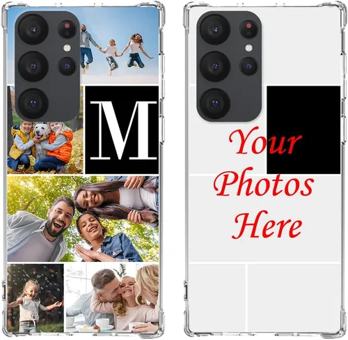Vista 12 de Funda de teléfono personalizada para Galaxy S23, funda para múltiples fotos con parachoques de TPU ultra delgada, collage personalizado de múltiples