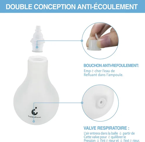 Vista 4 de TopQuaFocus Kits de bombillas de enema para mujeres y hombres, ducha íntima femenina, bombilla anal con 5 boquillas reemplazables y tubo de silicona