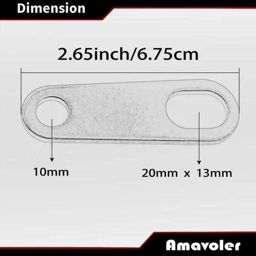 Vista 4 de Soporte Reubicador de Señal de Giro Trasera para Motocicleta Soportes de Amortiguador Negro para Harley Motorbike Bobber Old School Cafe Racer