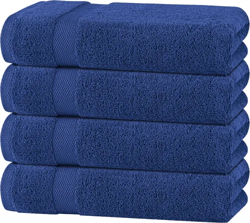 Vista 33 de Toallas de mano blancas clásicas para baño [paquete de 12] Toallas de mano de algodón a granel para gimnasio, cocina y spa, 16x27 pulgadas, toallas
