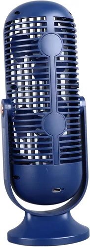 Vista 9 de Ventilador de mesa de torre de escritorio, ventilador de mesa silencioso, torre oscilante, ventilador de mesa con enchufe USB, ventilador de mesa