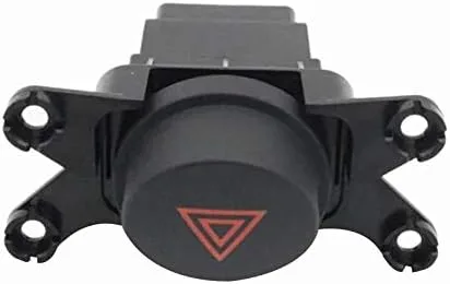 Vista 3 de Pelsieur Interruptor de advertencia de peligro de coche Interruptor de luz de emergencia Botón de doble flash para Cerato Forte 2009 2010 2011