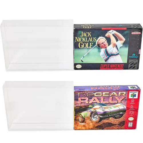 Vista 5 de Platinum Protectors Acrylic Display Case for N64 & SNES Super Nintendo Boxes Premium UV Protection