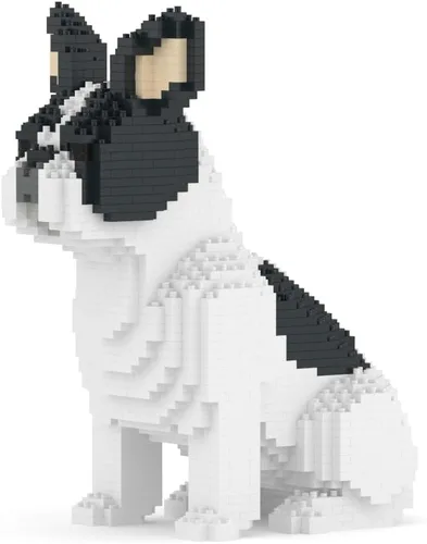 Vista 9 de JEKCA Bulldog francés 04S-M03 Bloques de construcción de plástico para perros Edad 14+