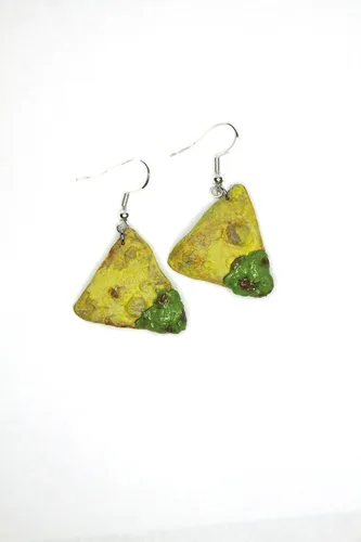 Vista 5 de Pendientes de guacamole Colgantes de chips de tortilla, aretes de comida, regalo para mujeres y niñas