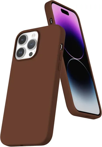 Vista 227 de Funda de silicona líquida compatible con iPhone 12 Pro Max 6.7 pulgadas, funda de gel de protección completa con forro de microfibra, funda
