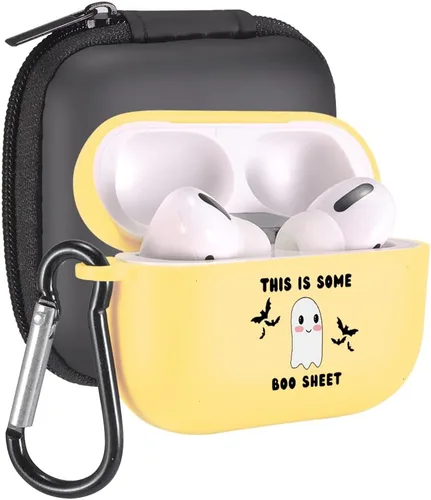 Vista 10 de Funda de mariposas rosas para AirPods Pro con llavero, diseño de animales lindos funda protectora de TPU suave compatible con AirPods Pro Charging