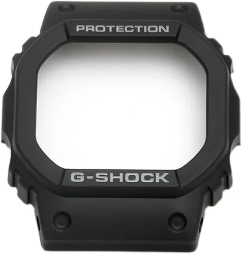 Vista 3 de Para Reloj Casio Bisel G-Shock DW-5600E DW-5600RR DW-5600V GB5600 Cubierta Negra