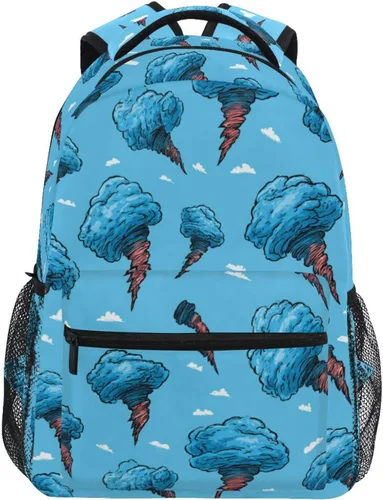 Vista 27 de Kcldeci Mochila escolar para niños pequeños, diseño de leopardo, leopardo, arcoíris, para niños, niñas, mochila escolar para libros de primaria A01