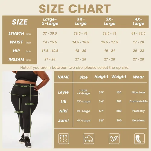 Vista 5 de HLTPRO Paquete de 3 leggings de talla grande con bolsillos para mujer, color negro, cintura alta, control de abdomen, pantalones de yoga suaves