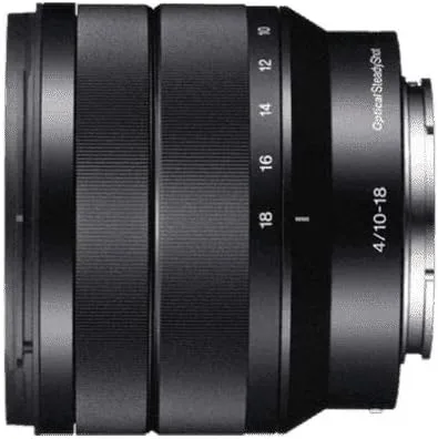Vista 2 de Sony SEL1018 E Mount - Lente de zoom gran angular APS-C 0.394-0.709 in F4.0, negro