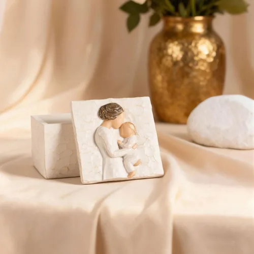 Vista 7 de QIANLING Caja de Recuerdos de Regalos para Abuela - Regalos para Abuela Primeriza, Regalo del Día de la Madre para Abuela, Regalos de Cumpleaños