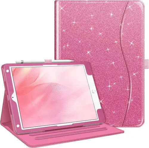 Vista 17 de Fintie - Funda para iPad de 9ª / 8ª / 7ª generación (2021/2020/2019) de 10.2 pulgadas - [Protección de esquinas] Funda con soporte de visualización