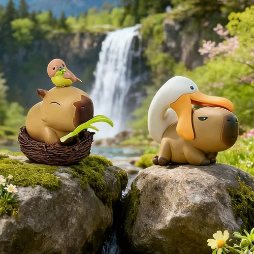 Vista 6 de Forest Capybara - Figuras de caja ciega, diseño aleatorio