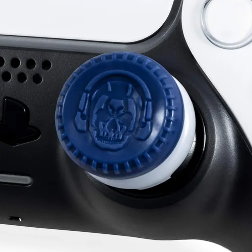 Vista 6 de KontrolFreek Call of Duty Varillas de rendimiento Warzone para Playstation 4 (PS4) y Playstation 5 (PS5) 2 de alta altura, híbridas azulgris