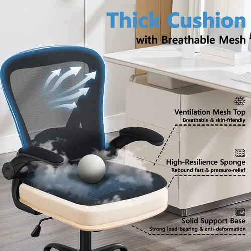 Vista 5 de Office Chair, Ergonomic Computer Desk Chair with Lumbar Support