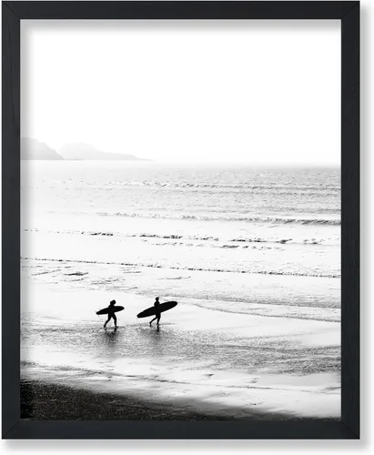 Vista 57 de Poster Master Póster clásico costero, impresión acuática vintage, regalo para artistas, amigos, atrapa las olas, surfistas en el mar, playa, costa