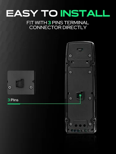 Vista 4 de YHTAUTO Interruptor de elevalunas eléctrico para Mercedes-Benz, sin espejos plegables eléctricos