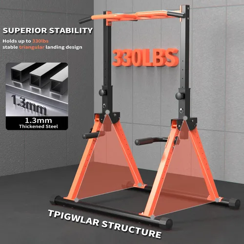 Vista 2 de Z ZHICHI Plegable Pull Up/Dip Stand,Entrenamiento de la parte superior