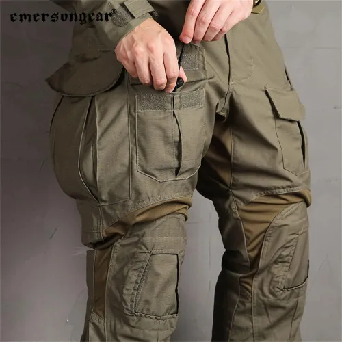 Vista 7 de EMERSONGEAR Pantalones tácticos G3, pantalones cargo Ripstop para hombre, camuflaje militar, entrenamiento, senderismo, caza, camping, pesca