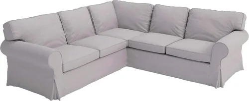 Vista 21 de La funda de sofá de repuesto es compatible con el sofá IKEA de tres plazas o el sofá Ektorp de 3 plazas. Solo funda. Funda Ektorp
