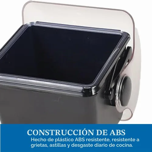 Vista 3 de San Jamar Soporte para condimentos de mini cúpula refrigerable con tapa de cúpula para cocina, bar y restaurantes, plástico, 1 cuarto de galón