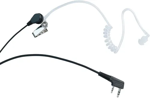 Vista 6 de Caroo Auriculares de radio para Kenwood de 2 pines con micrófono PTT para Baofeng UV-5R BF-888S BF-F8HP UV-82 UV-82HP UV-82HP UV-82C Kenwood TK-2107