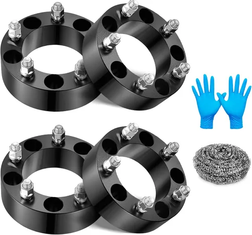 Vista 11 de BDFHYK 6x139.7mm Separadores de Rueda 1 Pulgada 6x5.5 Separador de Rueda Central Compatible con Ram 1500 2019-2024, Adaptadores de Rueda Forjados