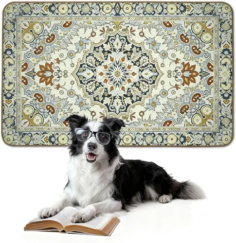Vista 28 de FXW Almohadillas lavables para orina para perros, almohadillas para cachorros con súper absorbentes, diseñadas específicamente para jaulas de 24