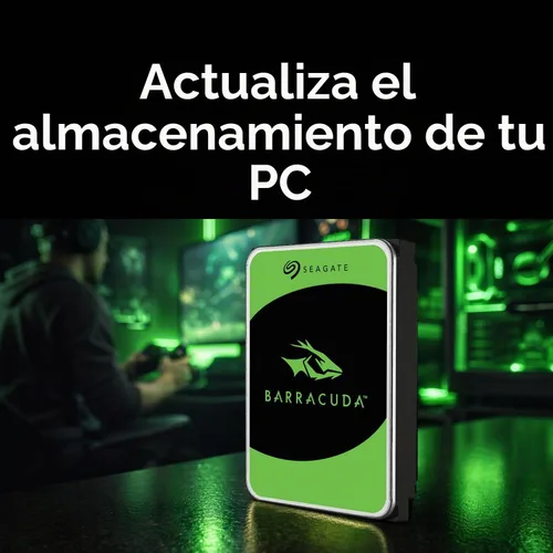 Vista 3 de Seagate Bare Drives BarraCuda - Disco duro interno de 1 TB, SATA de 3.5 pulgadas, 6 Gb / s, 7200 RPM, 64 MB caché, para computadora de sobremesa