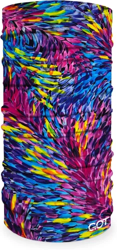 Vista 27 de GOT Sports Bandana de tubo - Polaina para el cuello para mujeres y hombres, máscara facial, envoltura para el cuello, bufanda para la cabeza