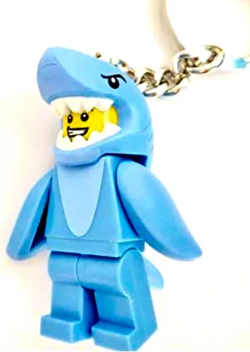 Vista 2 de LEGO 853666 Shark Suit Guy Llavero, Azul