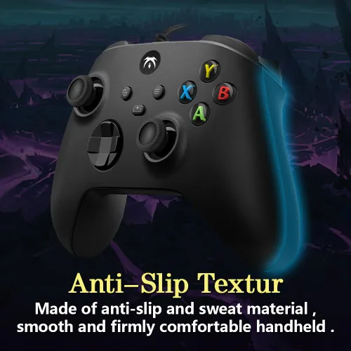 Vista 5 de DYONDER Controller Wired Compatible with Xbox One,Xbox Series XS,Xbox One XS,PC Windows 7810,Game Controller with Share Button3.5mm Headphone