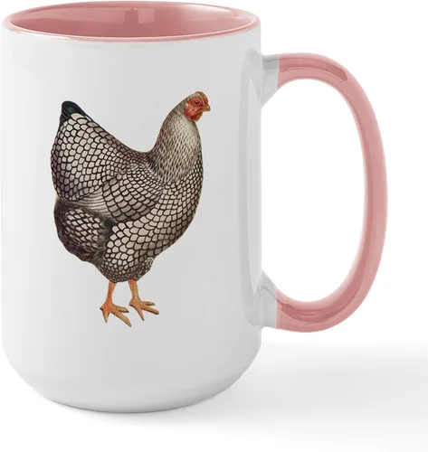 Vista 46 de CafePress Backyard Chicken Whisperer Mugs Taza de café de cerámica de 15 oz (15.0 fl oz)