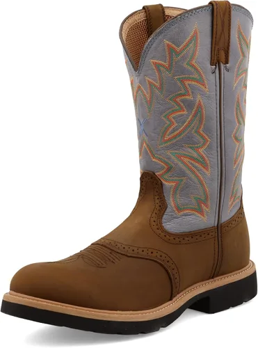 Vista 10 de Twisted X Botas de trabajo occidentales con puntera suave para hombre de 12 pulgadas