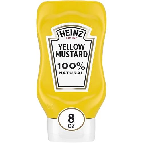 Vista 16 de Heinz Mostaza amarilla (botella de 567 g)