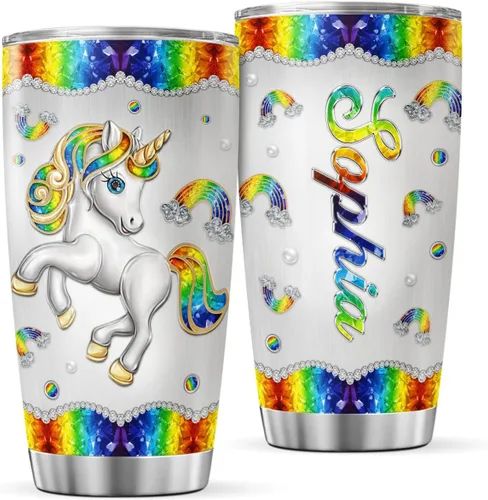 Vista 12 de CUBICER Vasos de café personalizados con tapa, tazas de viaje de mariposa para amantes de los animales, mujeres, niñas, niños, vaso de acero