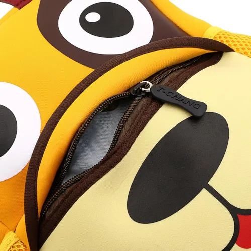 Vista 5 de Hipiwe, mochila para bebés, niños, niñas, para jardín de infantes, de neopreno, con adorables caricaturas animadas, para niños de 1 a 5 años